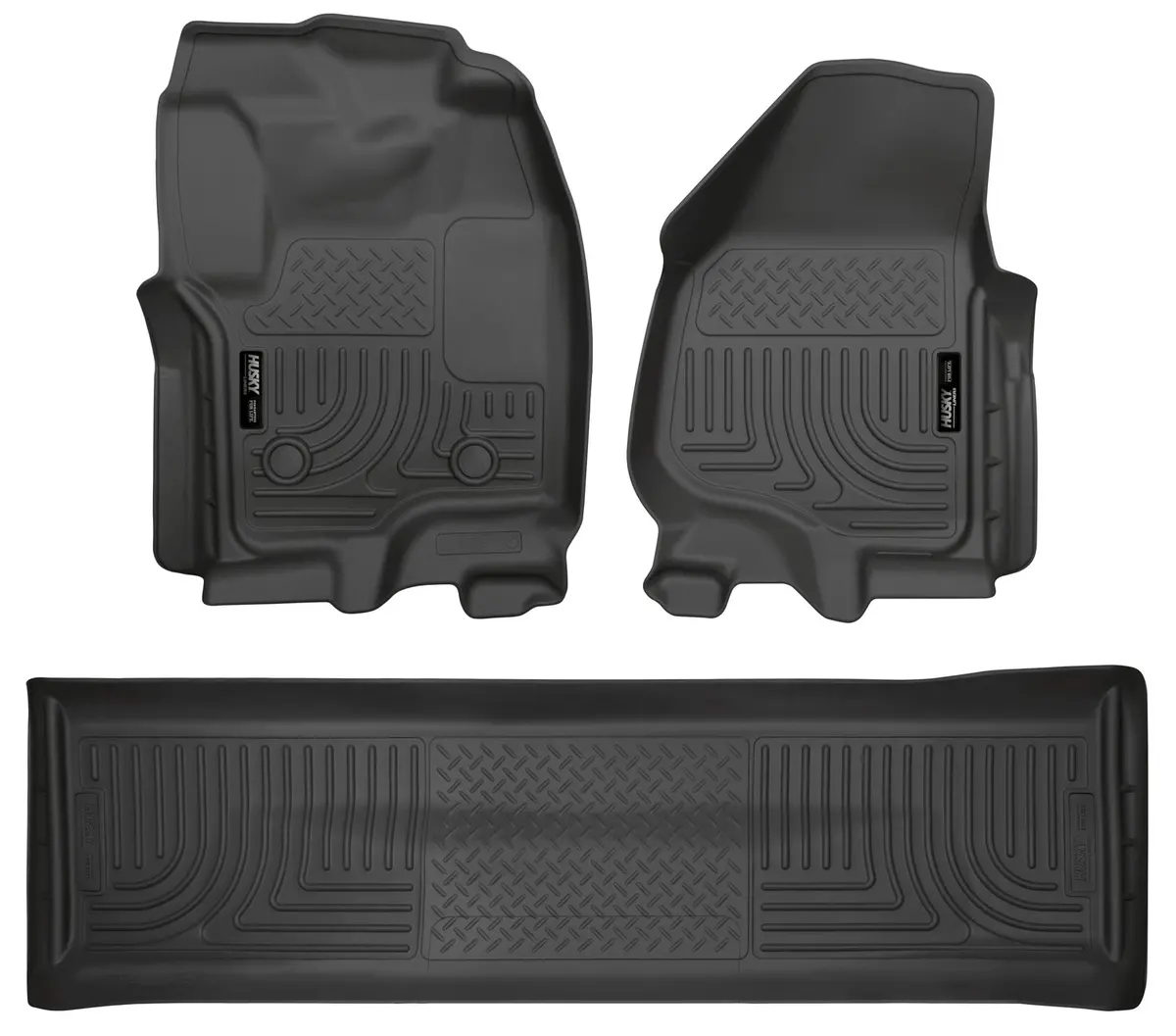Weatherbeater - Front & 2Nd Seat Floor Liners (Footwell Coverage) 1