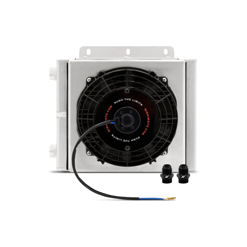 Mishimoto Universal Oil Cooler Kit 23 Row Cooler And 1In X 8In Fan 1