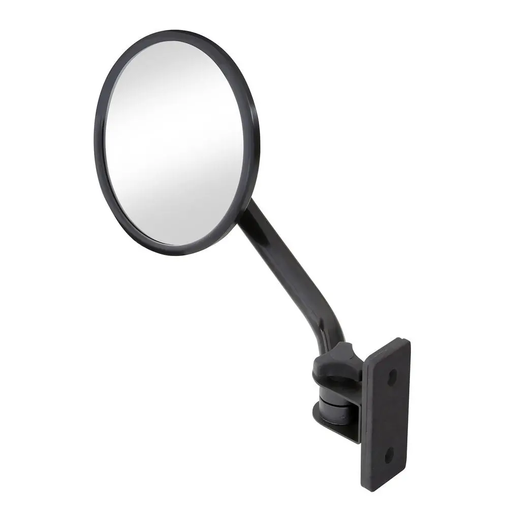 Tj/Jk Trail Mirrors Black 6In Round Pair 1