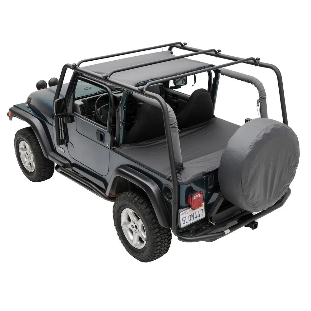 Src Roof Rack - Textured Black (97-06 Tj) 1