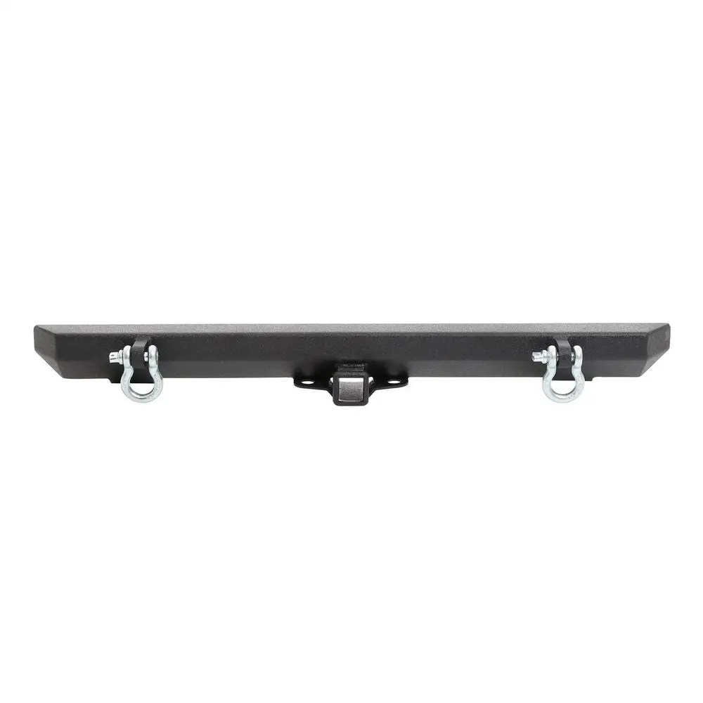 Src Classic Rear Bumper W/ D-Ring Mounts - Textured Black (76-06 Cj/Wrangler) 1
