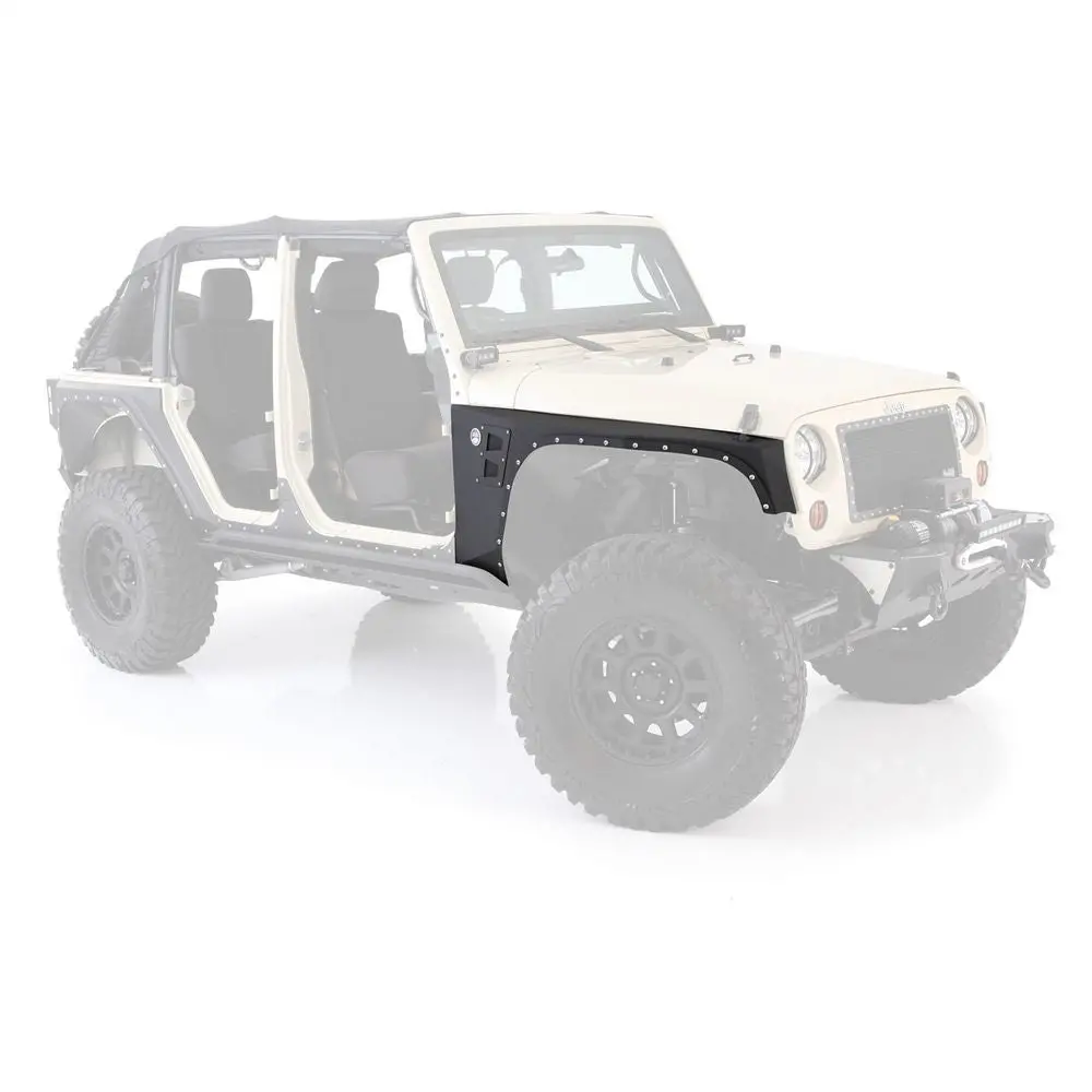 Xrc Front Armor Fenders - Textured Black (07-18 Jk/Jku) 1