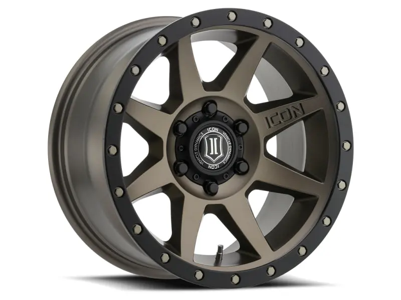 Icon Rebound 17X8.5 6X135 6Mm Offset 5In Bs 87.1Mm Bore Bronze Wheel 1