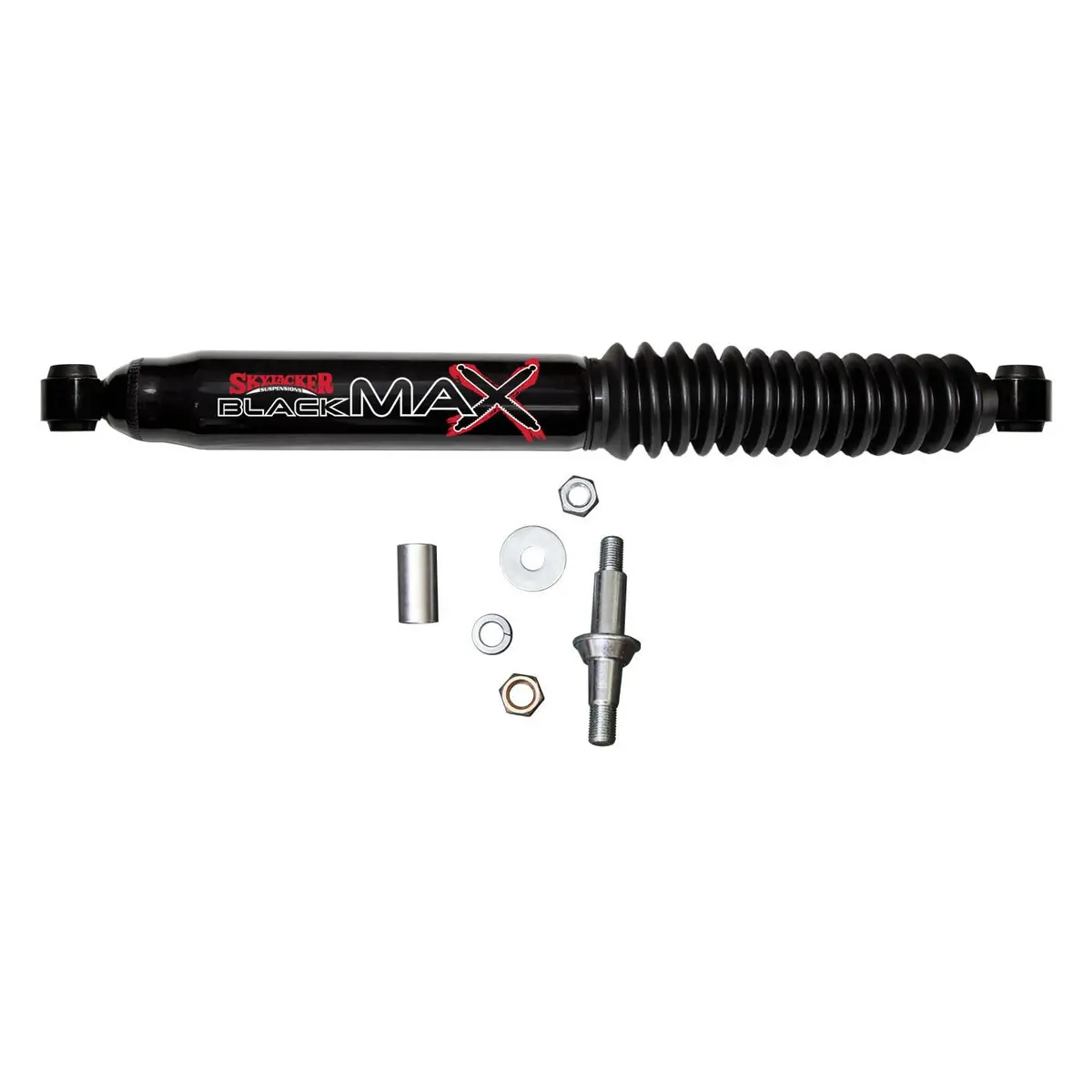 Steering Stabilizer Black  Extended Length 20.62 Inch Collapsed Length 12.62 Inch Replacement Cylinder Only No Hardware Included Skyjacker 1