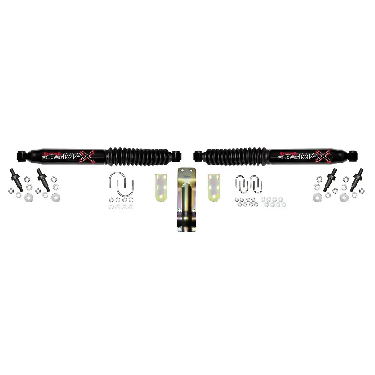Steering Stabilizer Dual Kit Black Dual Kit 59-79 F-250/F-350 Skyjacker 1