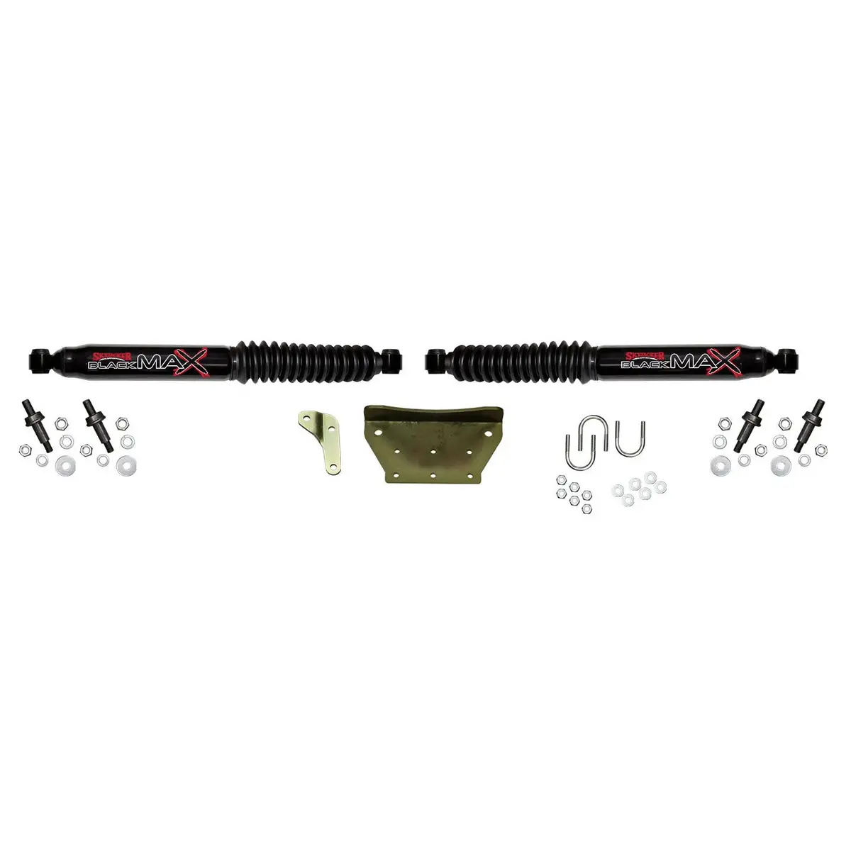 Steering Stabilizer Dual Kit Black Dual Kit 99 Ford F-250 99-04 Ford F-250 Super Duty 99-04 Ford F-350 Super Duty 00-05 Ford Excursion Skyjacker 1