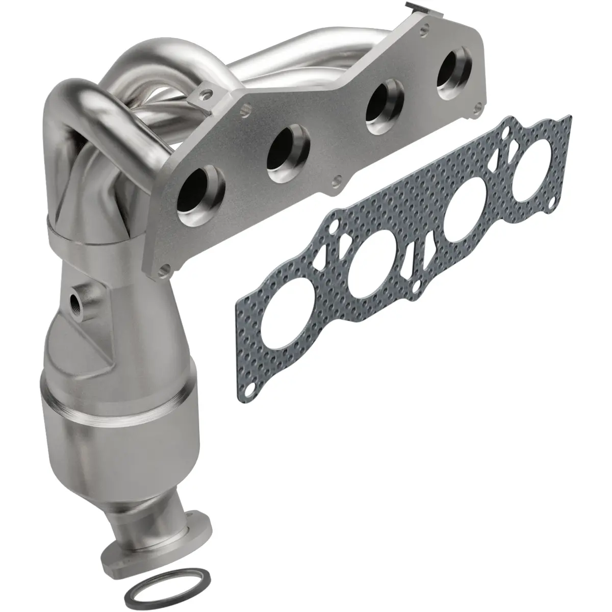 Catalytic Converter With Integrated Exhaust Manifold 1