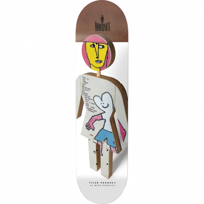 Girl Pacheco Modernica 8.5" Skateboard Deck 1