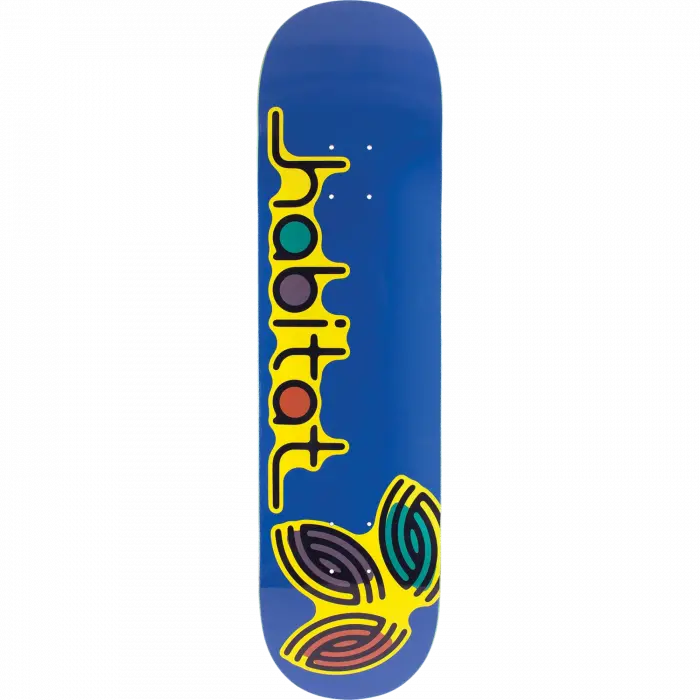 Habitat Trillium 8.12" Blue Skateboard Deck 1