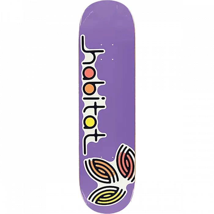 Habitat Trillium 8.25" Purple Skateboard Deck 1
