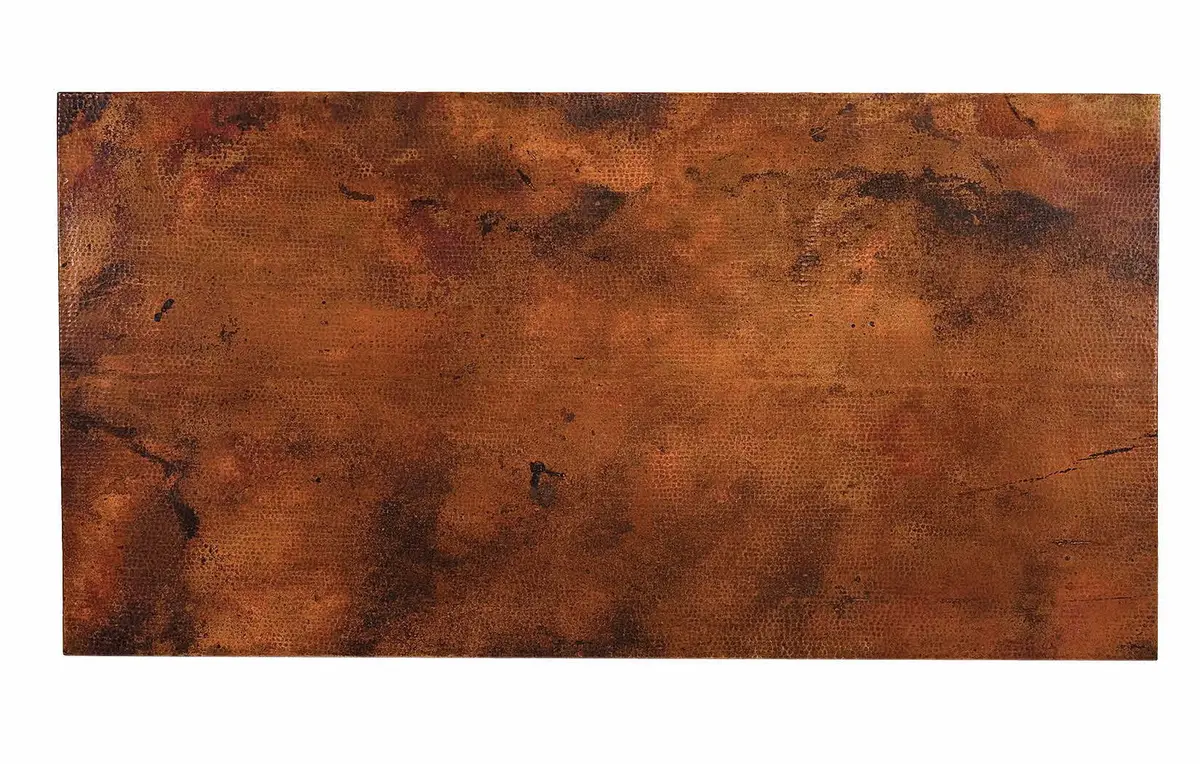 84'' Rectangular Copper Top No Hole 1