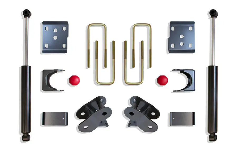 4" Rear Lowering Box Kit 1