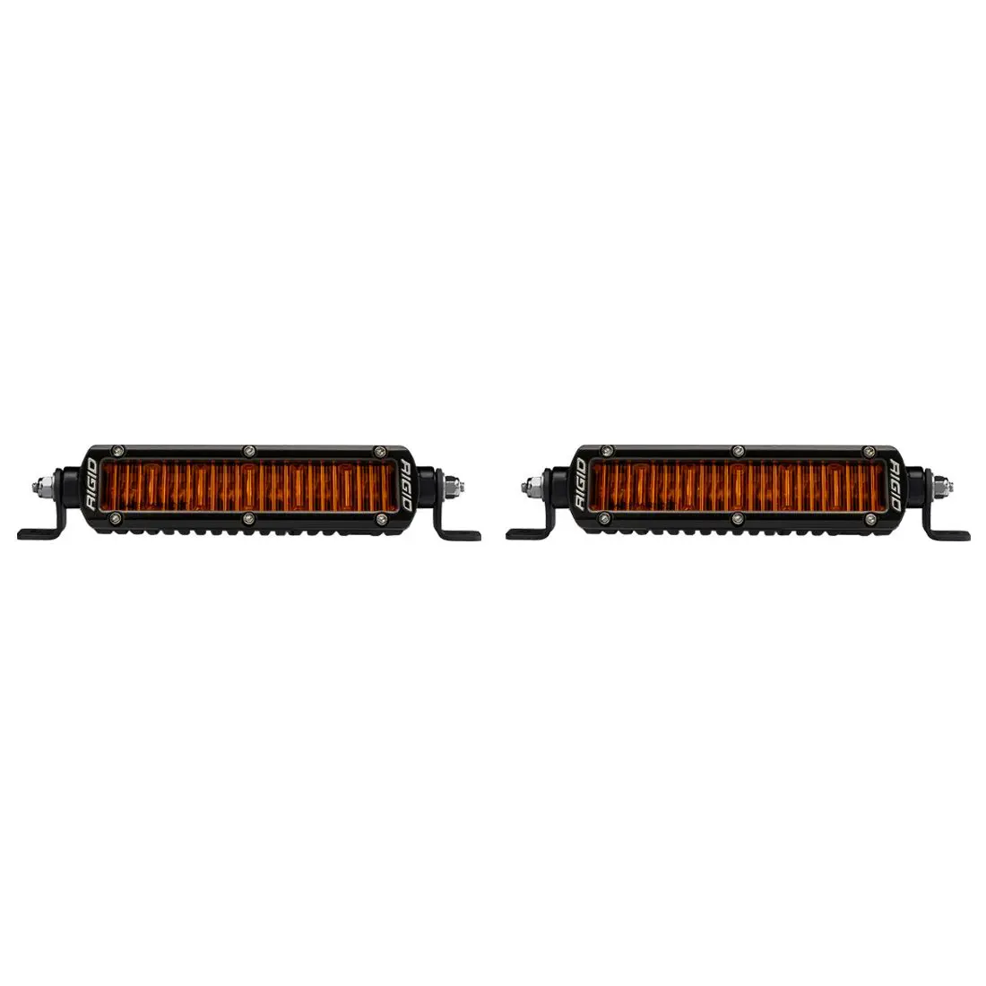 Sr-Series Sae 6 Inch With Amber Pro Lens Pair Rigid Industries 1