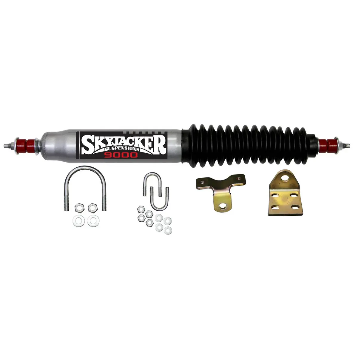 Steering Stabilizer Single Kit 52-68 Truck/Suv Silver W/Black Boot Skyjacker 1