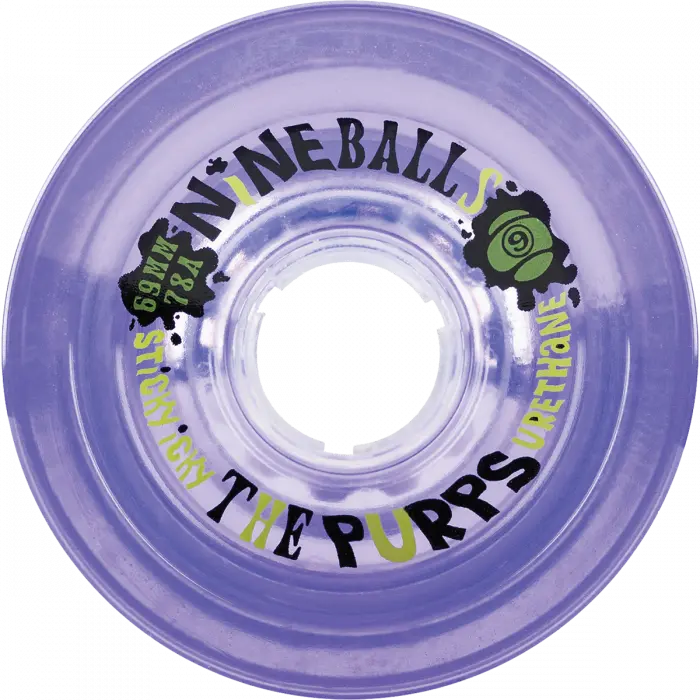 Sector 9 Nineballs 69Mm 78A Clear Purple Wheels | Set Of 4 1