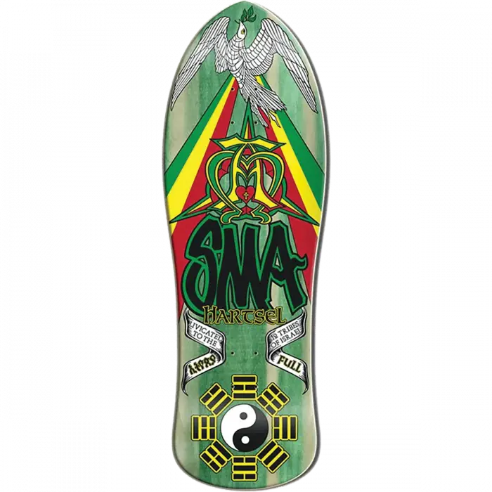 Santa Monica Airlines Hartsel 10.25" Skateboard Deck - Green Stain 1
