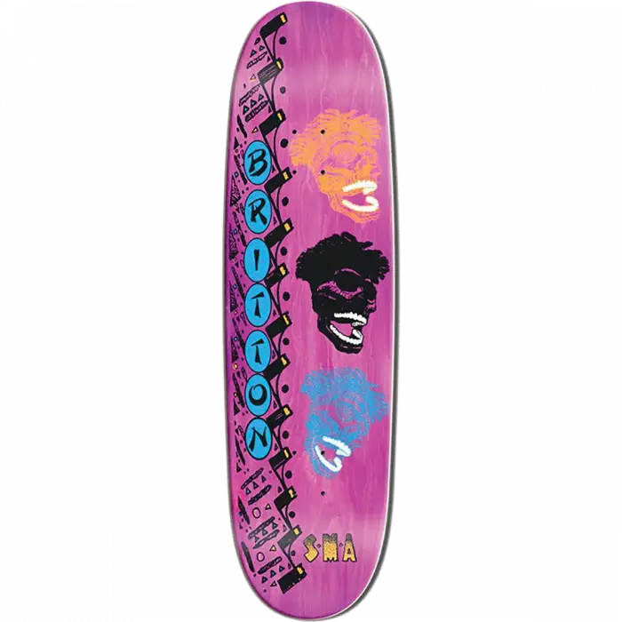 Santa Monica Airlines Britton 8.875" Skateboard Deck - Pink Stain 1