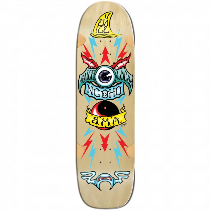Santa Monica Airlines Ngoho 9.5" Skateboard Deck - Series 3 Natural 1