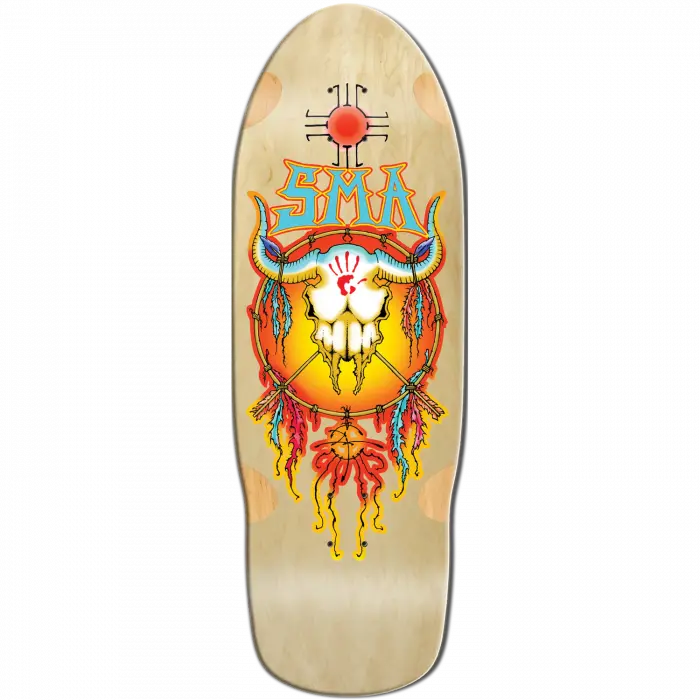 Santa Monica Airlines Humpston Dream Catcher 10.12" Skateboard Deck - Natural 1