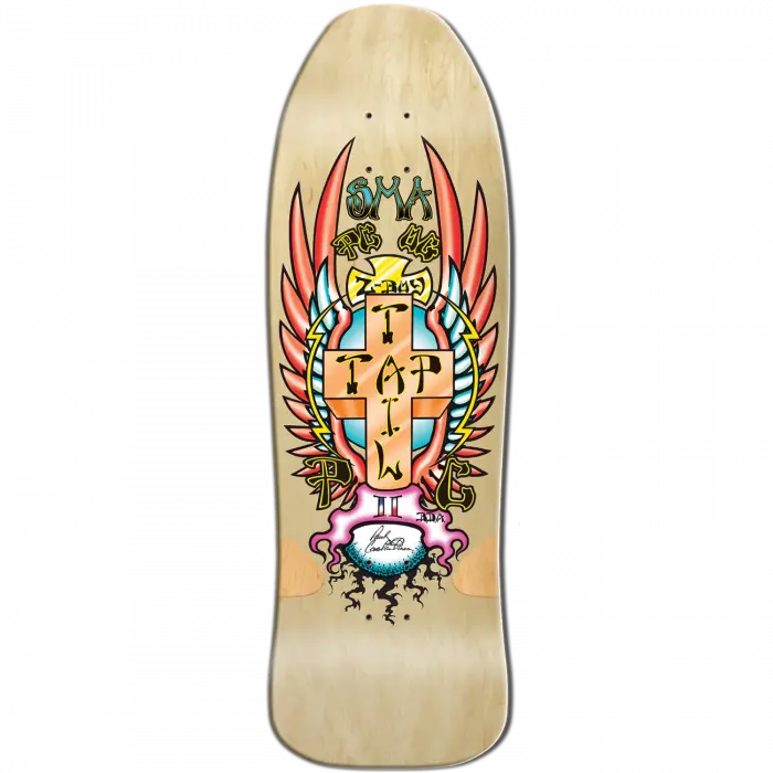 Santa Monica Airlines Constantineau 9.5" Skateboard Deck - Series 3 Natural 1