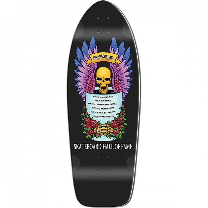 Santa Monica Airlines Hall Of Fame 11" Skateboard Deck - Black Dip 1