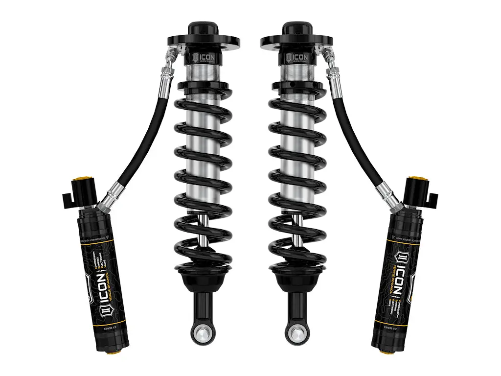 22-23 Ford F150 Lightning Lowered Front 2.5 Vs Rr Cdev Coilover Kit 1