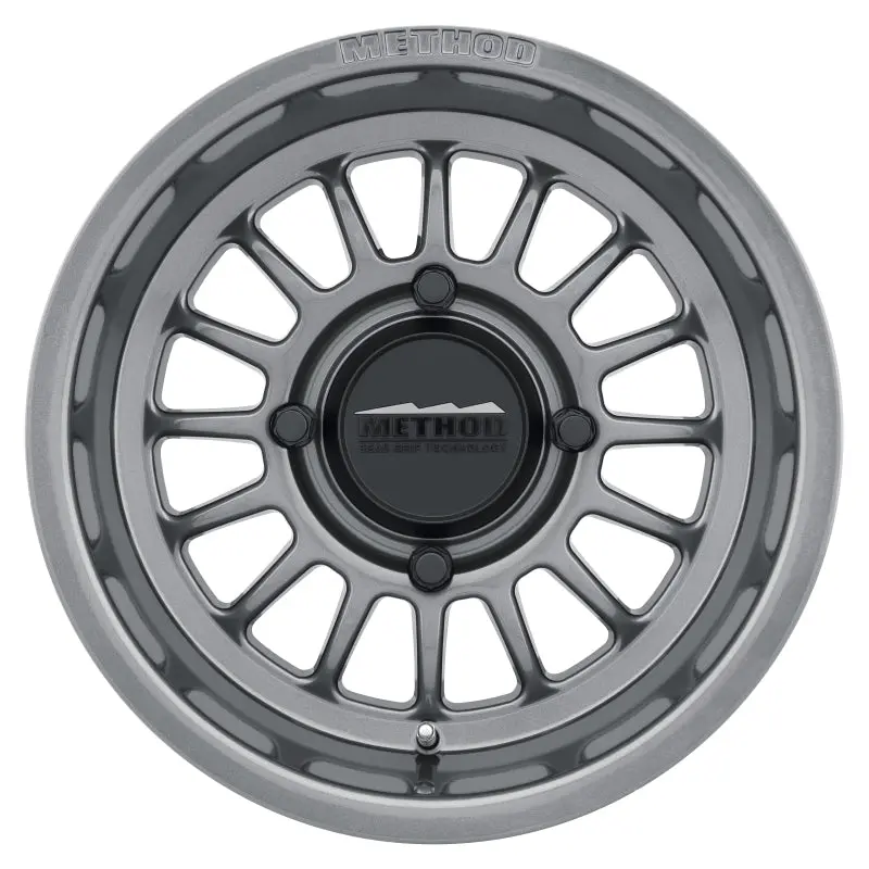 Method Mr411 Bead Grip 15X7 / 5+2/38Mm Offset / 4X156 / 132Mm Cb Gloss Titanium Wheel 1