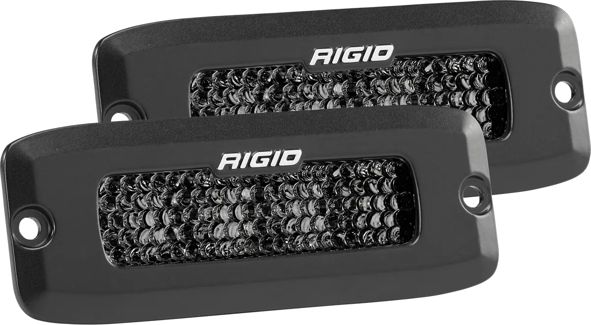 Spot Diffused Midnight Flush Mount Pair Sr-Q Pro Rigid Industries 1