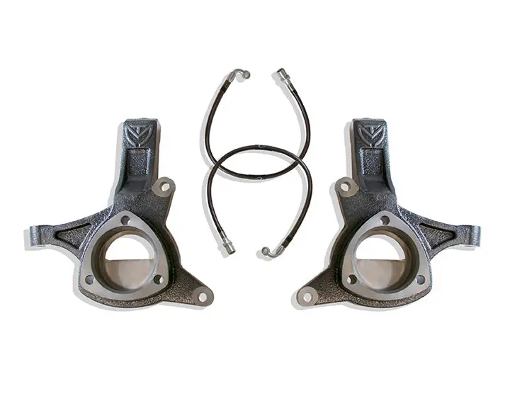 4.5" Lift Spindles W/ Brake Lines 1