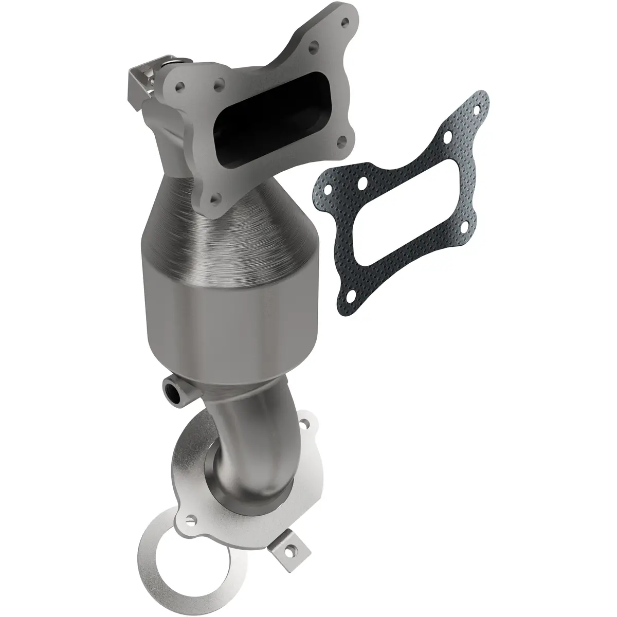 Catalytic Converter With Integrated Exhaust Manifold 1