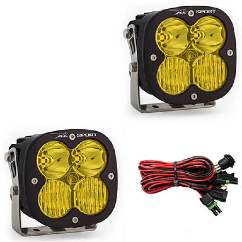 Baja Designs Xl Sport Series Driving Combo Pattern Pair Led Light Pods - Amber 1