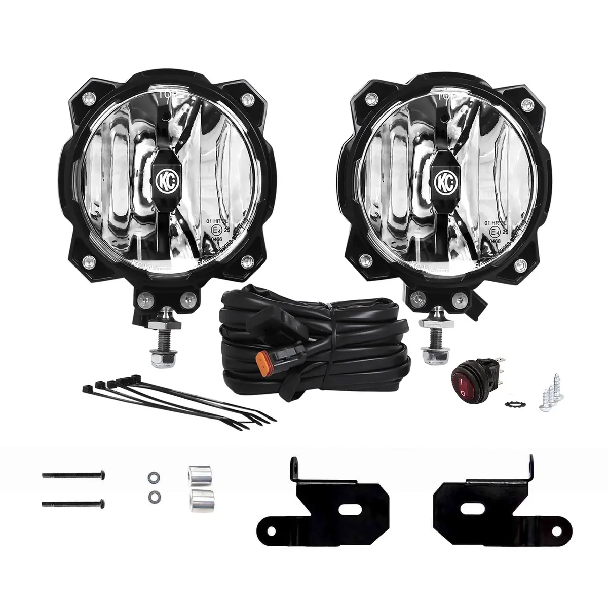 Kc Pro6 Led 6In Pillar Spot 2-Light System 1