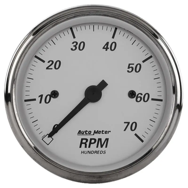 Autometer Gauge Tachometer 3-1/8In. 7K Rpm In-Dash American Platinum 1