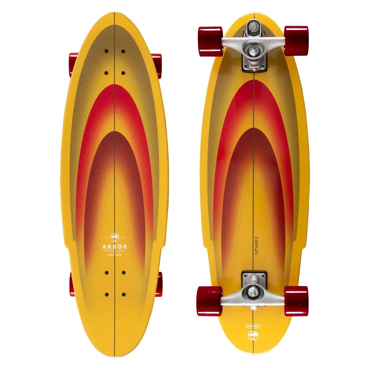 Arbor Jordan Brazie Surfskate 33" Cruiser Longboard 1