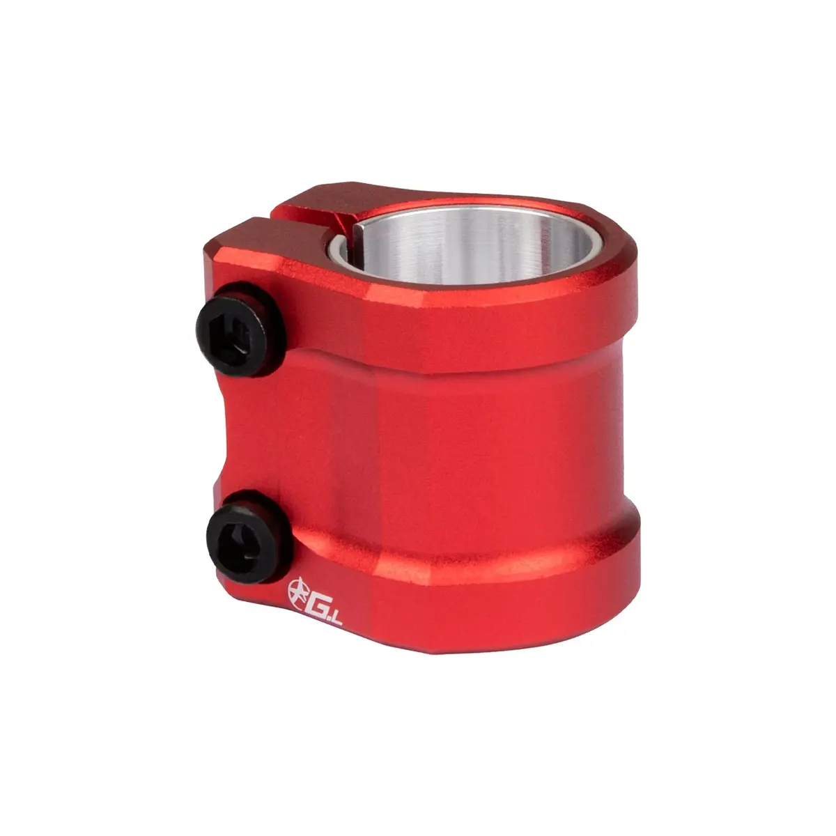 Addict Guardian L Scooter Double Clamp - Anodized Red 1
