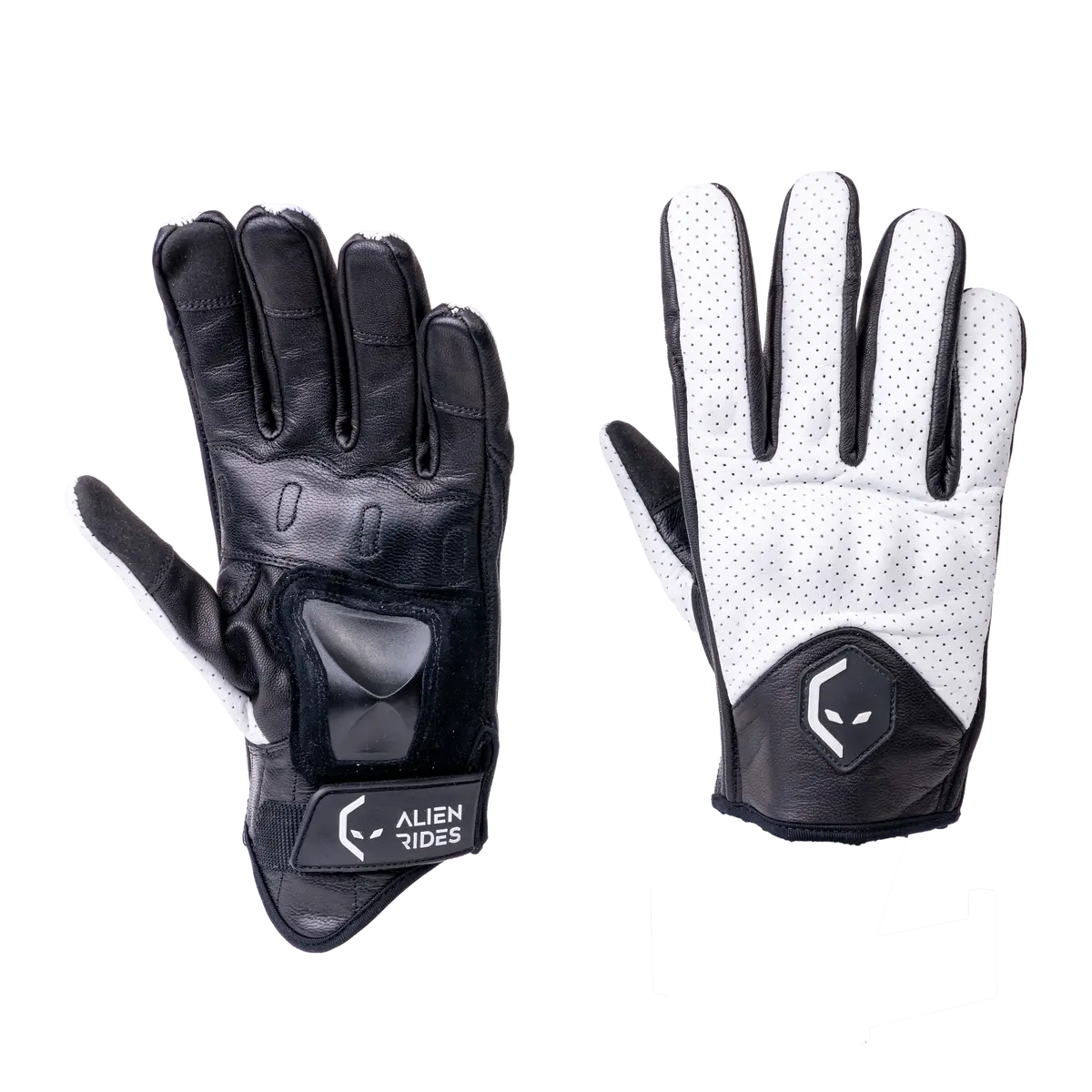 Alien Rides Kevlar Leather Gloves With Crash Protection 7