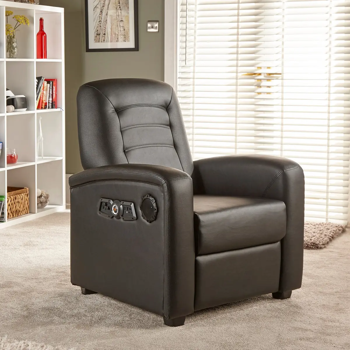 Premier 4.1 Audio Recliner Gaming Chair - Black 1