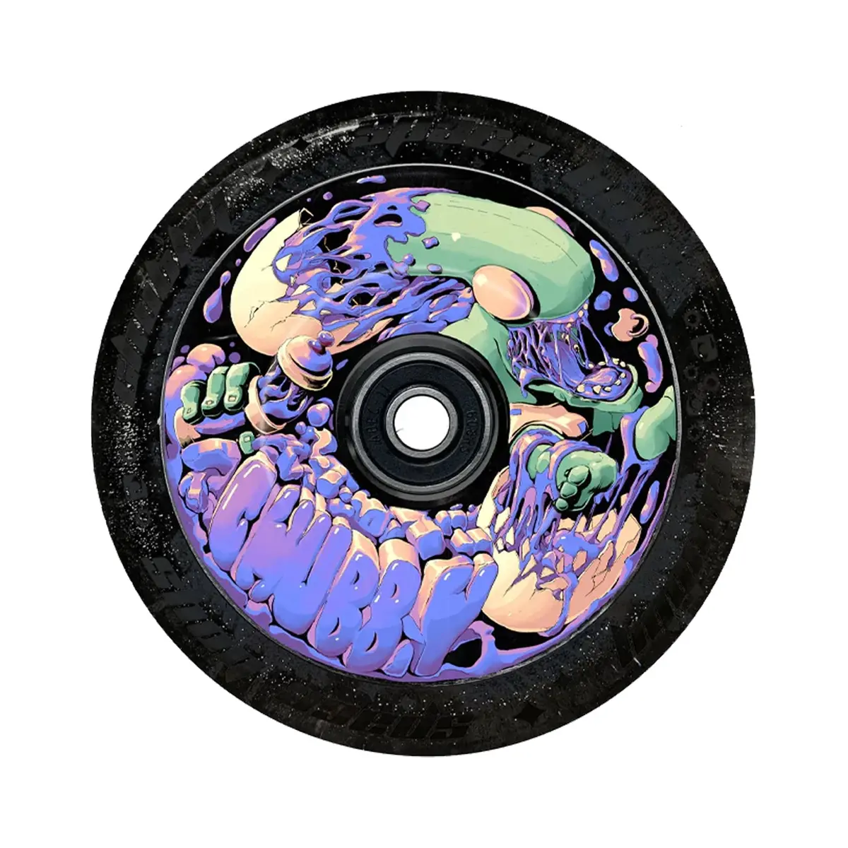 Chubby Hollowcore Scooter Wheel - 110Mm - Alien Purple / Glitter 1
