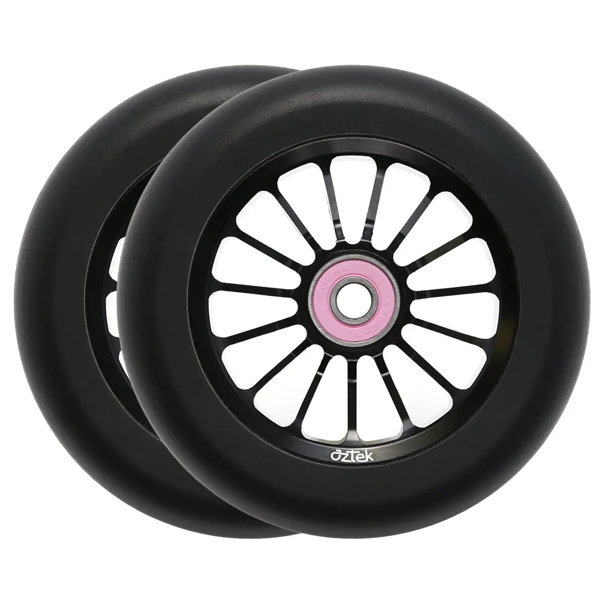 Aztek Architect 2 Scooter Wheels - 110Mm - Black - Pair 1