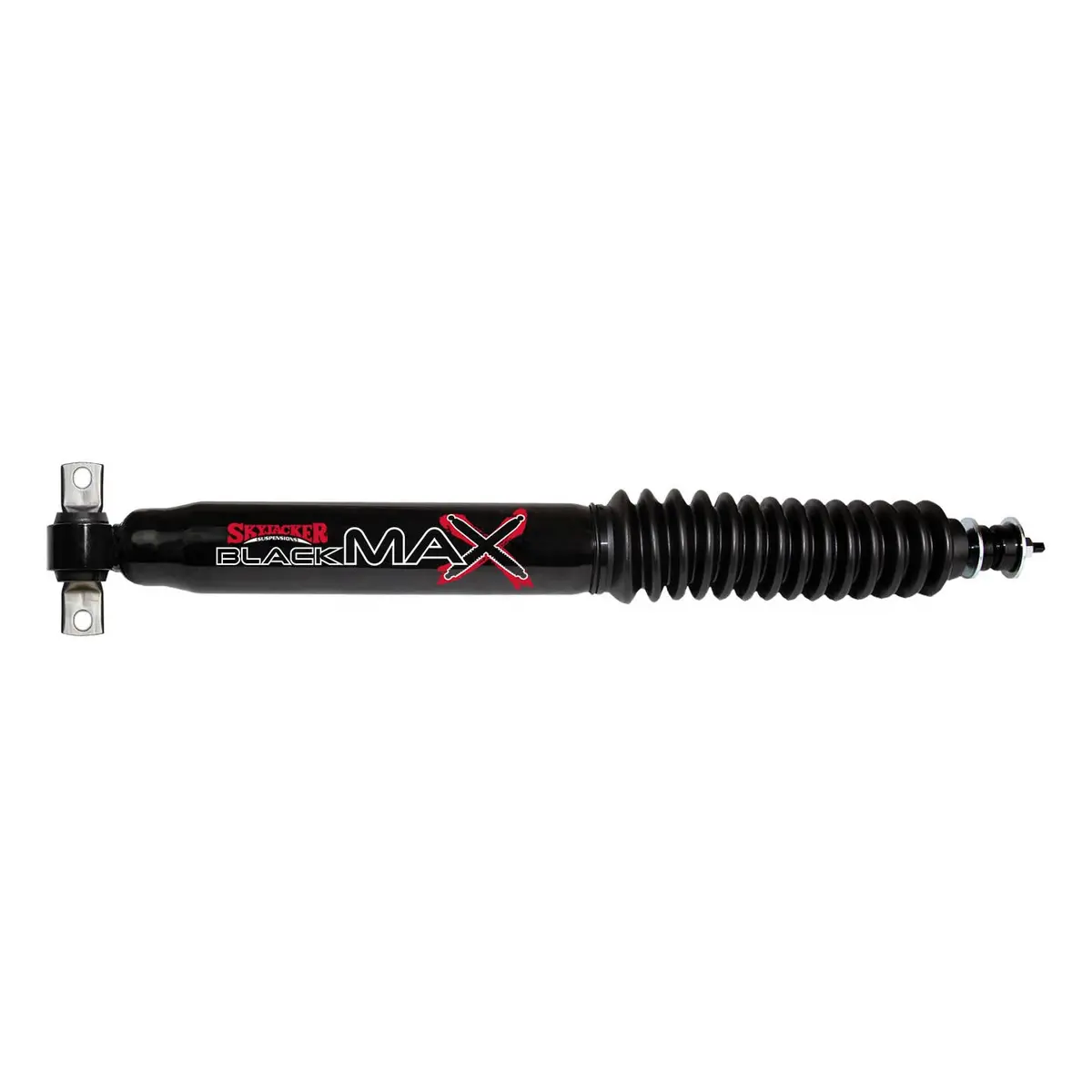 Black Max Shock Absorber W/Black Boot 22.75 Inch Extended 13.54 Inch Collapsed 84-01 Jeep Cherokee 86-92 Jeep Comanche 93-04 Jeep Grand Cherokee 97-06 Jeep Tj 97-06 Jeep Wrangler Skyjacker 1