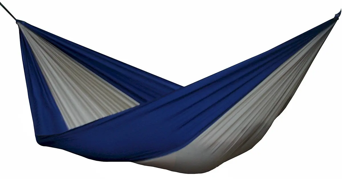 Parachute Hammock - Single (Beige/Navy) 1