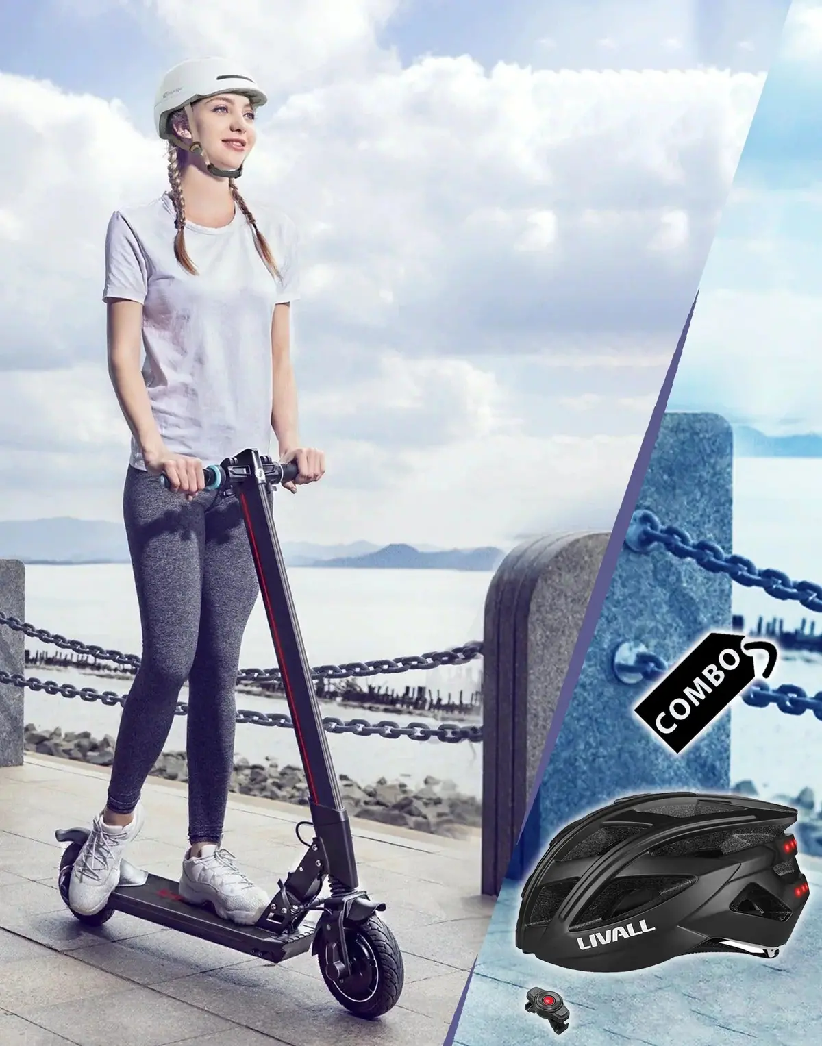 Livall Ls1 E-Scooter *Free Smart Helmet* 1