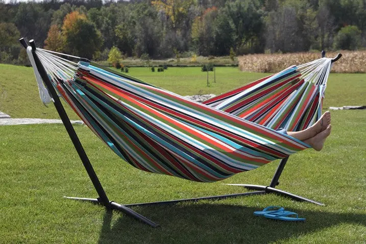 Combo - Sunbrella® Hammock With Stand (9Ft)- Confetti 1