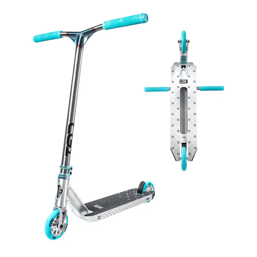 Core Cg1 Complete Scooter - Raw / Teal / Black 1