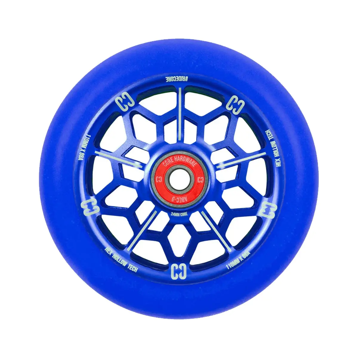 Core Hex Scooter Wheel - 110Mm - Navy Blue 1