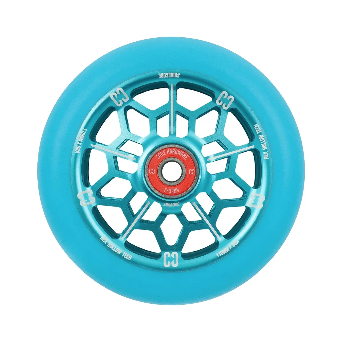 Core Hex Scooter Wheel - 110Mm - Teal / Teal 1