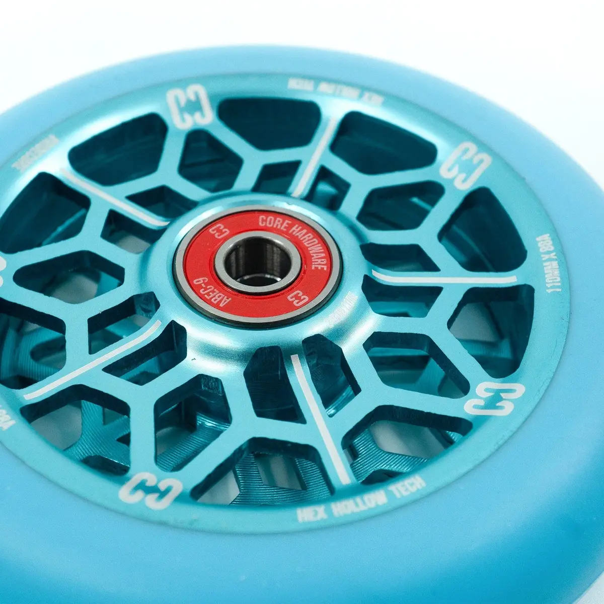 Core Hex Scooter Wheel - 110Mm - Teal / Teal 2