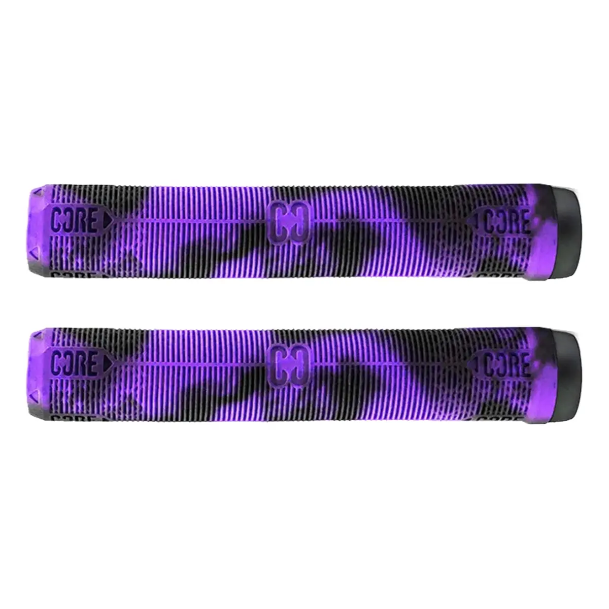 Core Skinny Boy Scooter Grips - Purple / Black 1