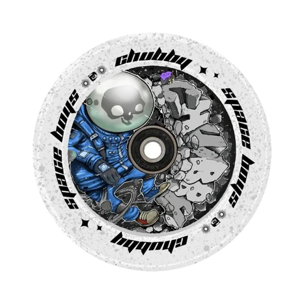 Chubby Hollowcore Scooter Wheel - 110Mm - Astronaught / Glitter 1