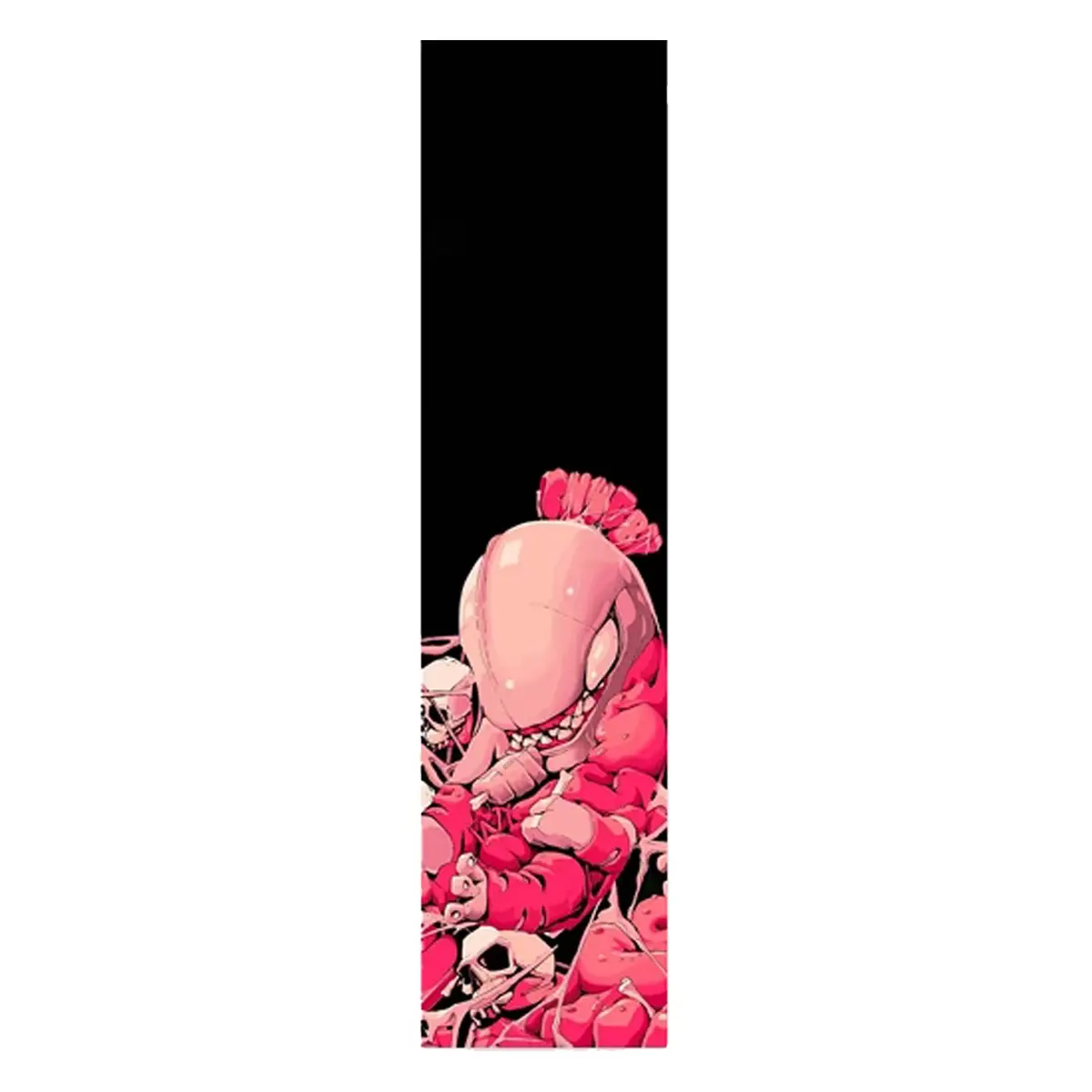 Chubby Gummy Alien Scooter Griptape - Black / Pink 1